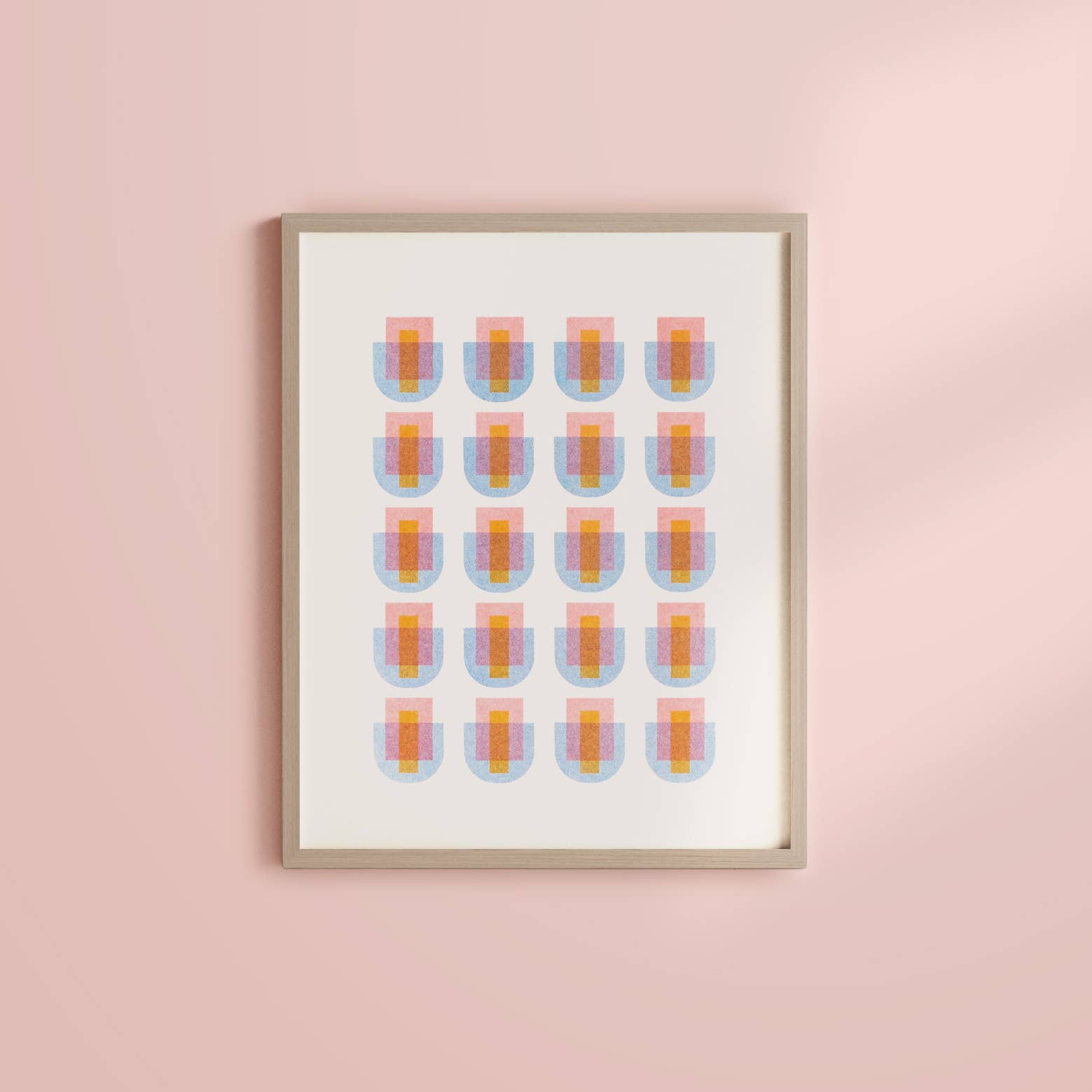 Tranquil - 11x14 Risograph Art Print
