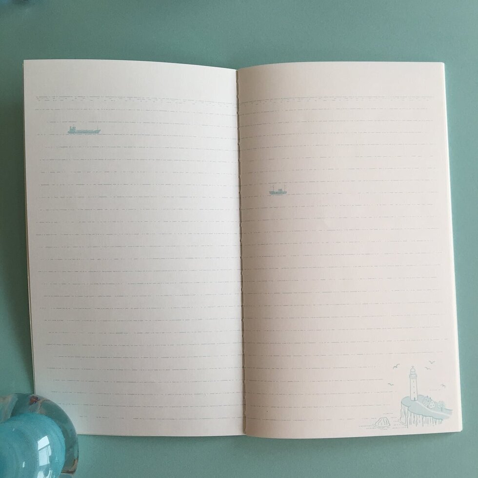 Lighthouse Slim Notebook - Day & Night