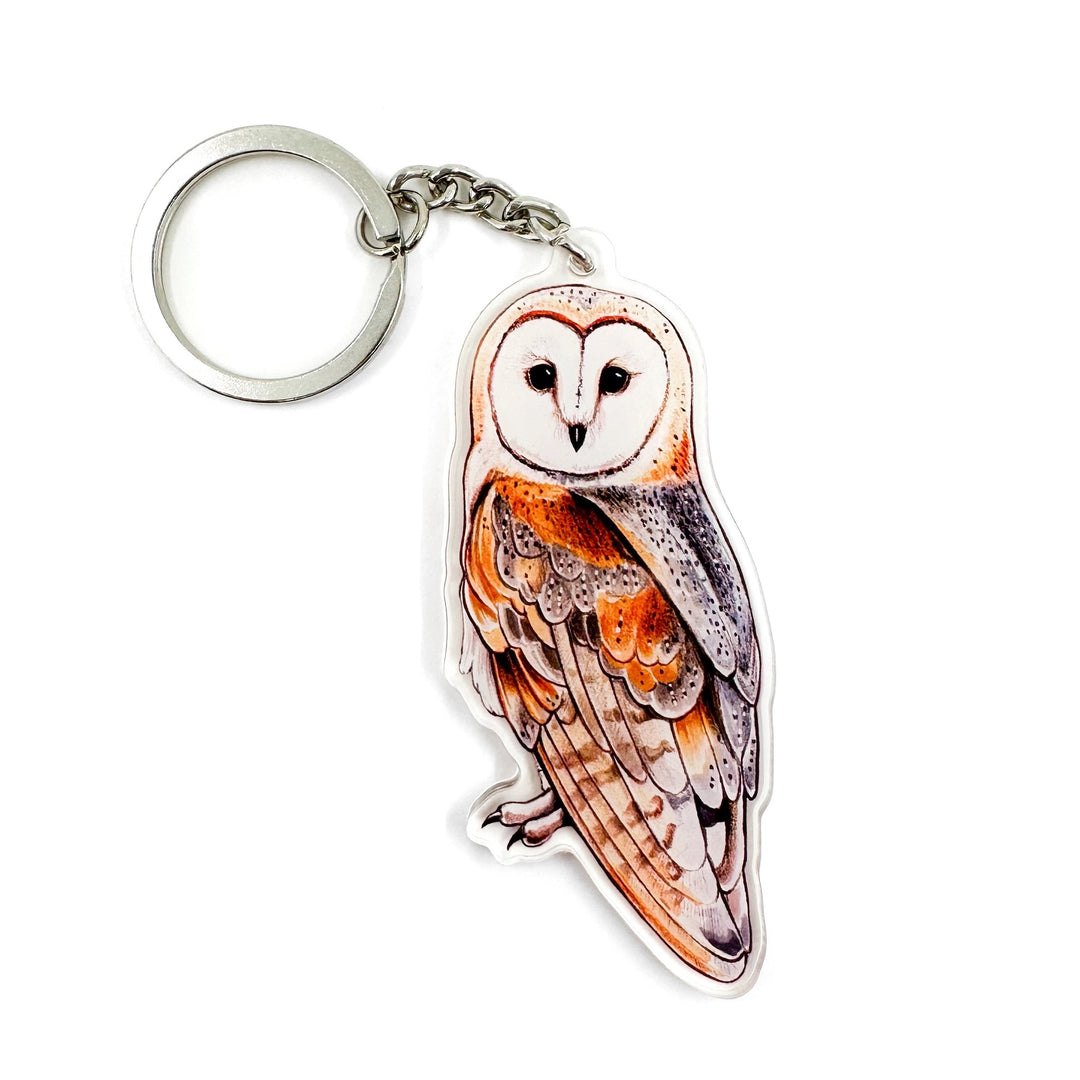 Barn Owl Keychain