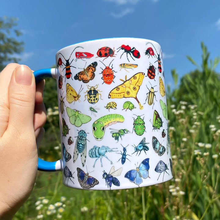 Rainbow Insects Mug