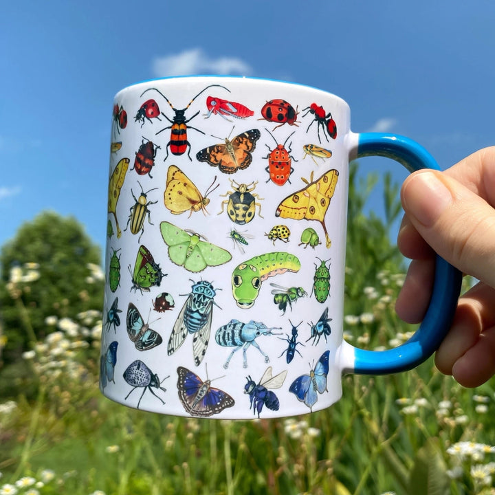 Rainbow Insects Mug