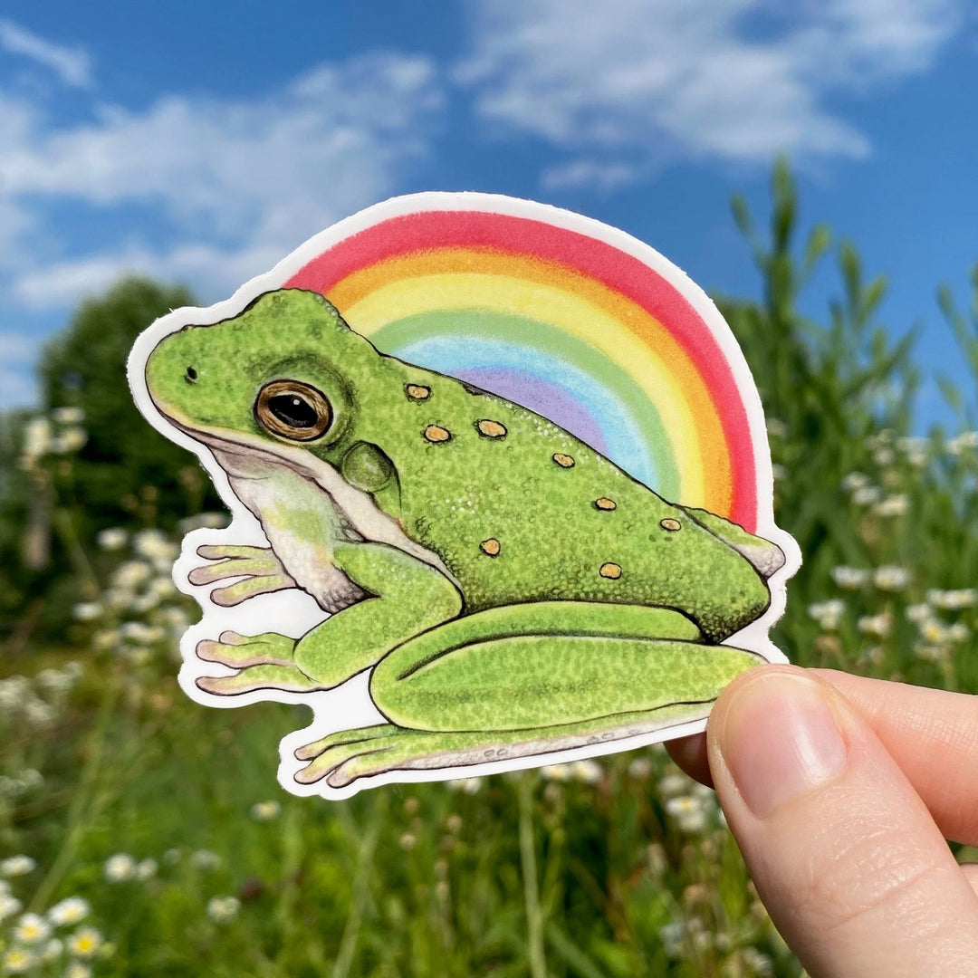 Rainbow Tree Frog Sticker