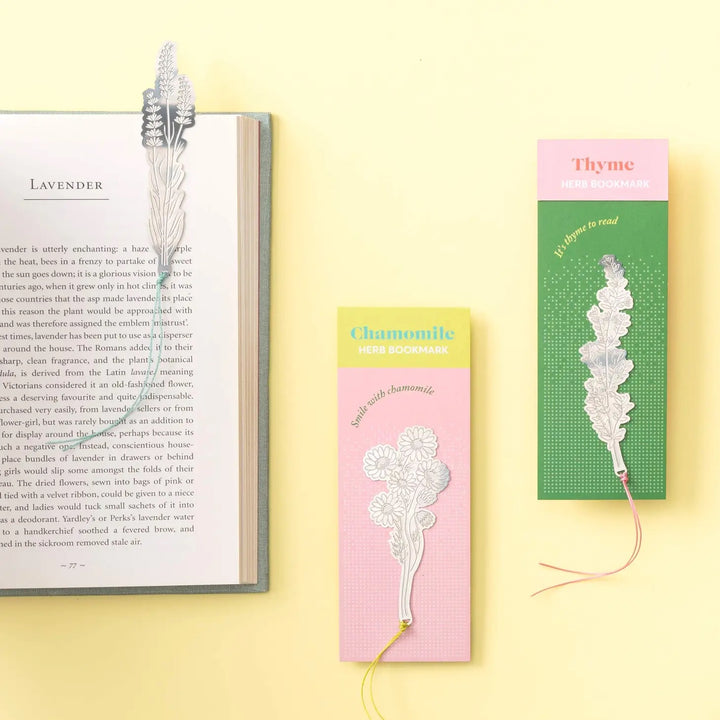 Lavender Flower Metal Bookmark