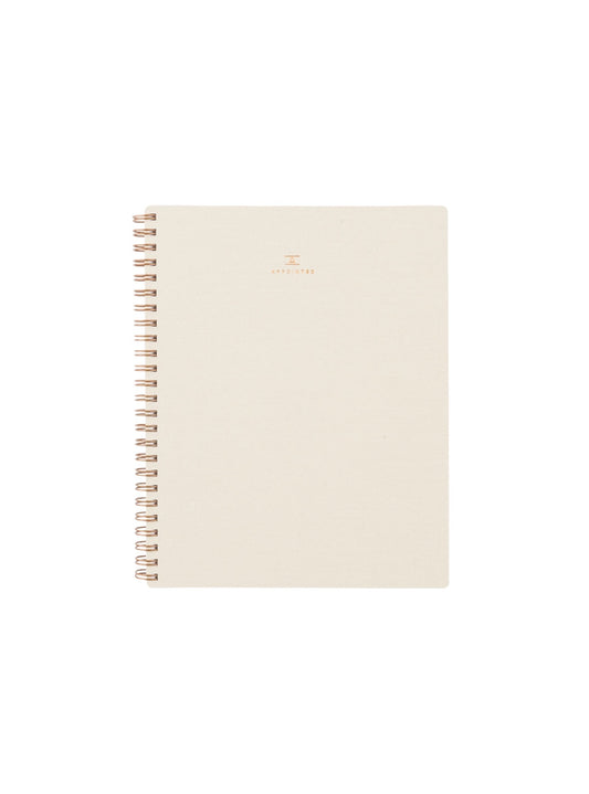 Appointed Lined Workbook - Natural Linen