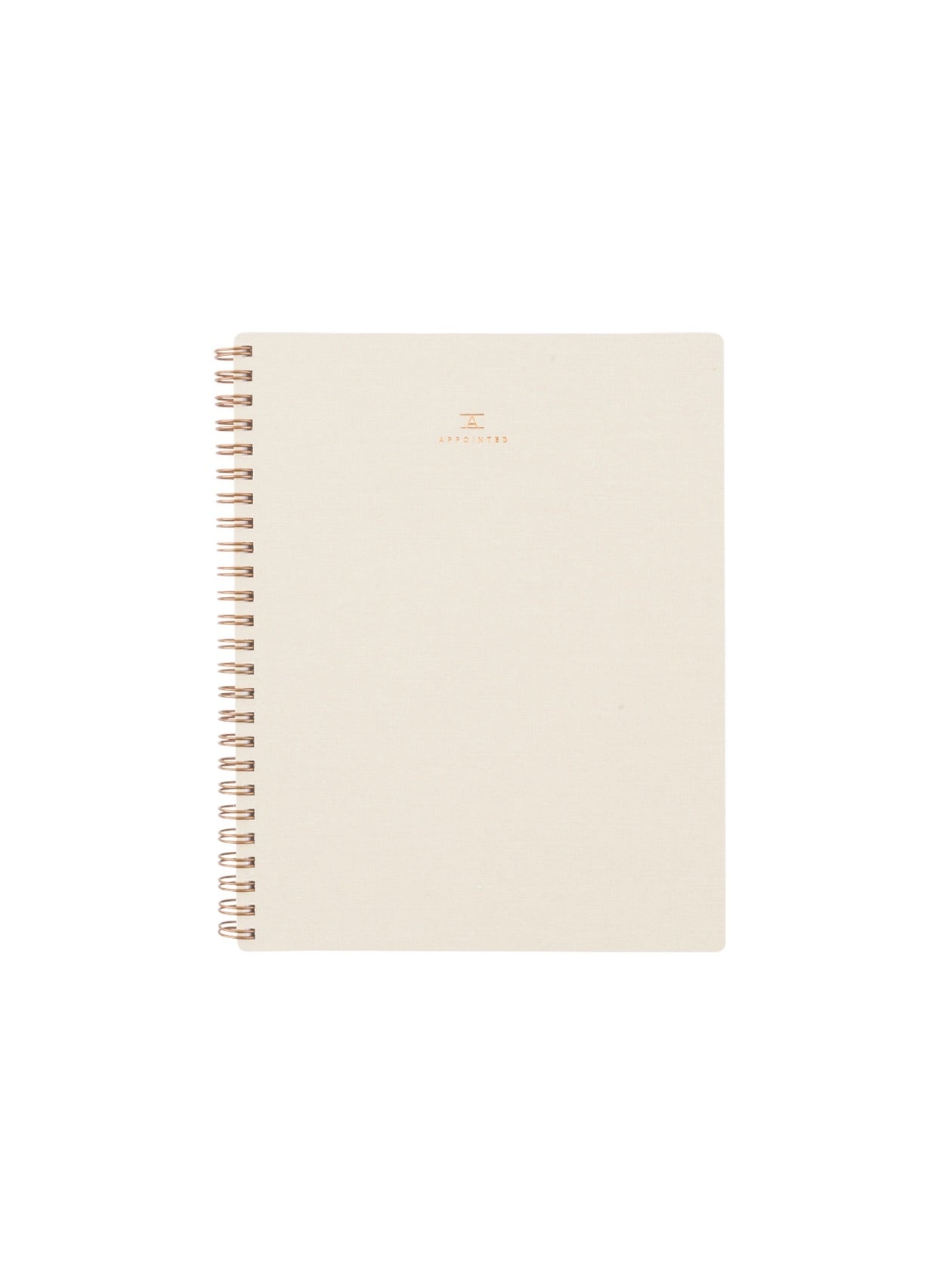 Appointed Lined Workbook - Natural Linen