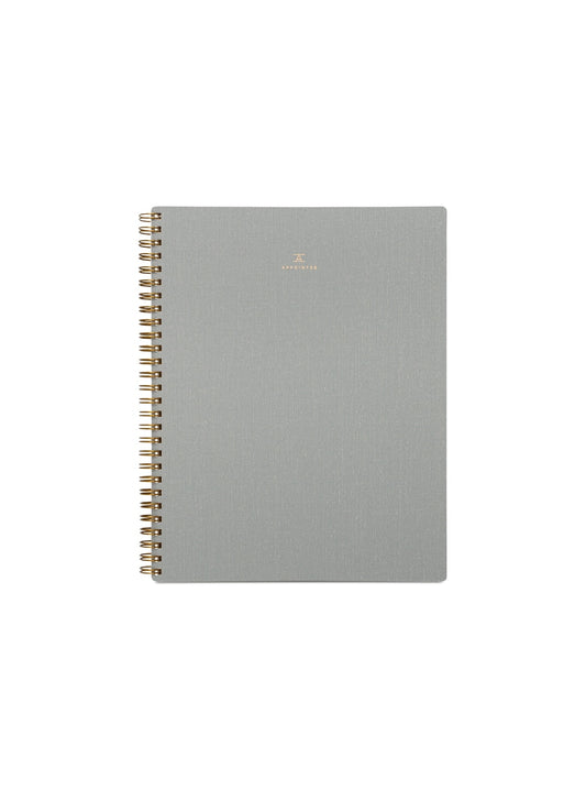 Appointed Lined Workbook - Dove Gray