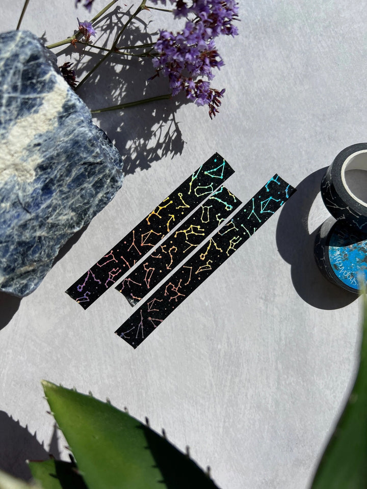 Zodiac Constellation Holographic Washi Tape