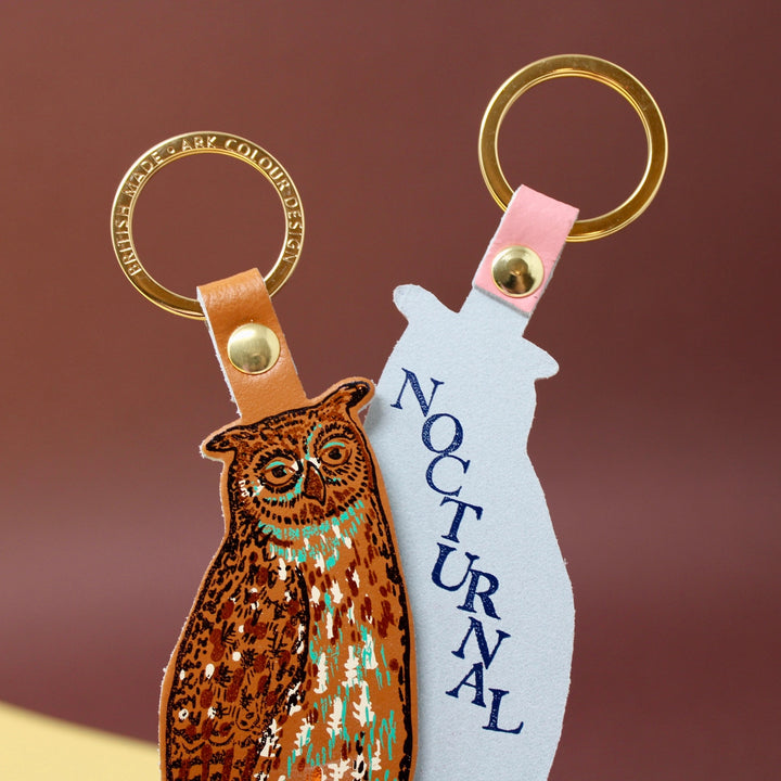 Nocturnal Owl Keychain