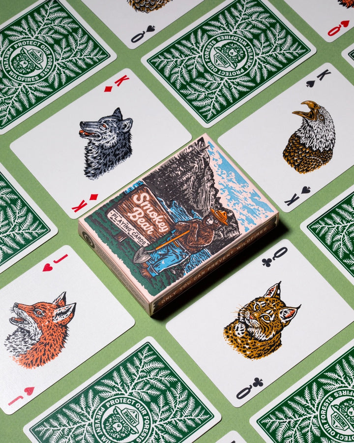 Smokey The Bear Playing Cards