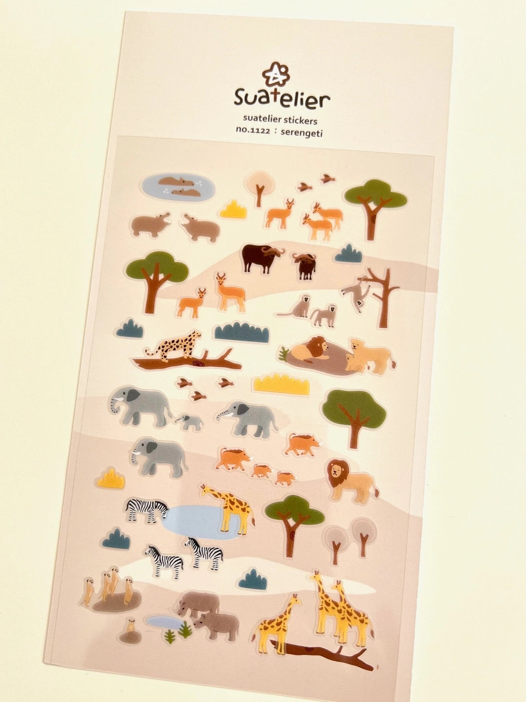Serengeti Safari Sticker Sheet