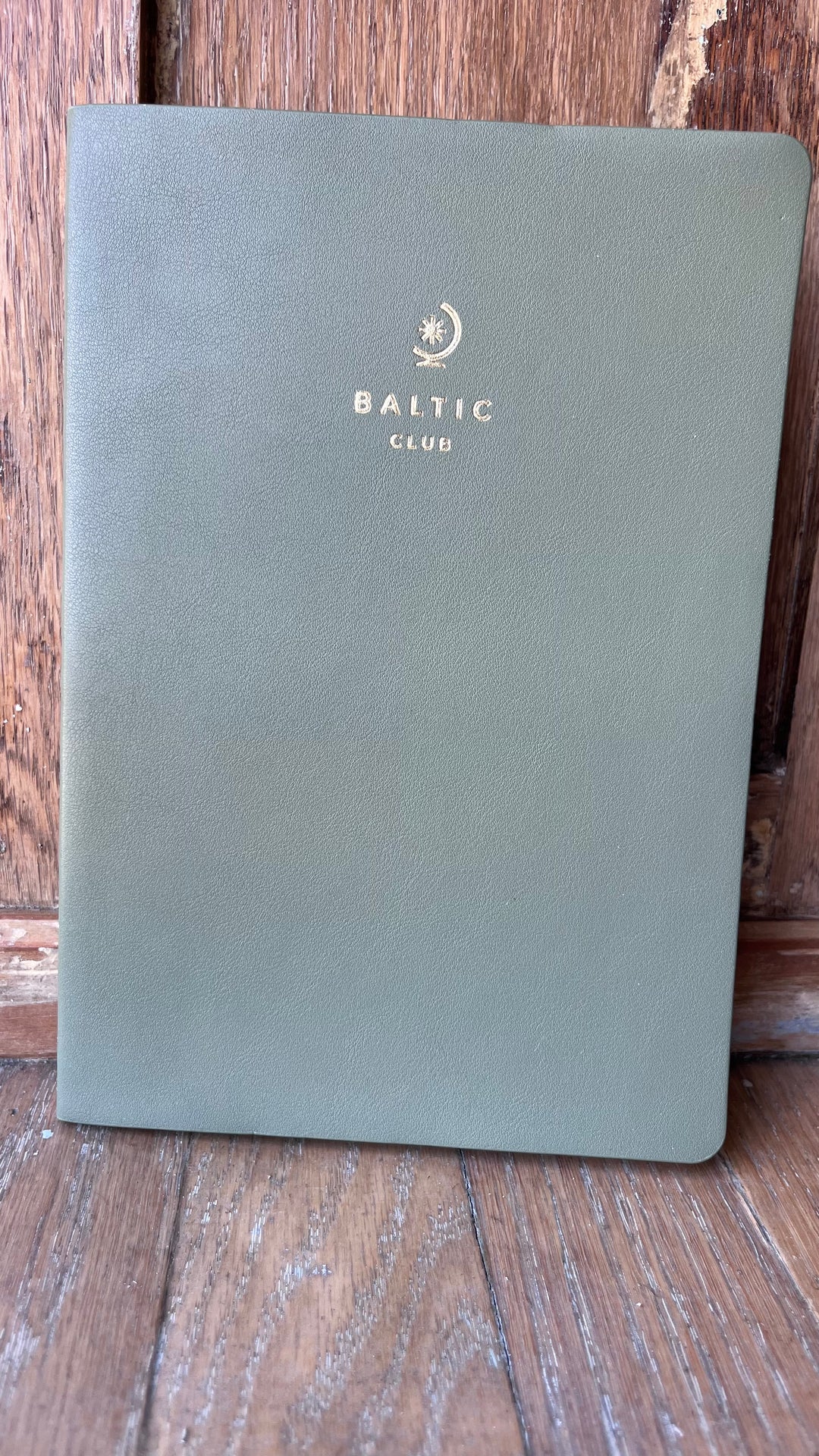 Baltic Club Vegan Leather Notebook - Olive
