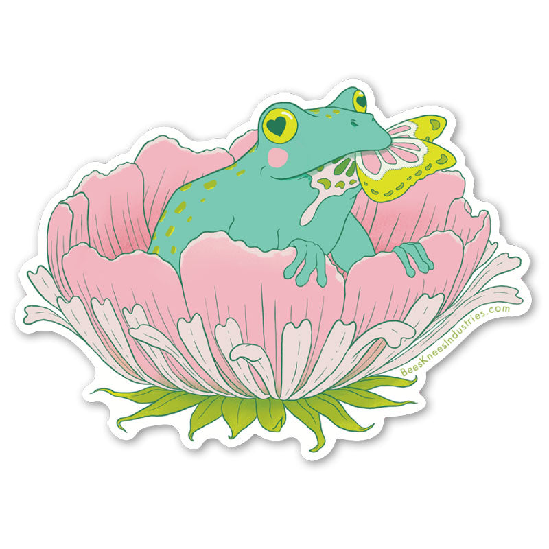 I Chew You Frog Fairy Sticker