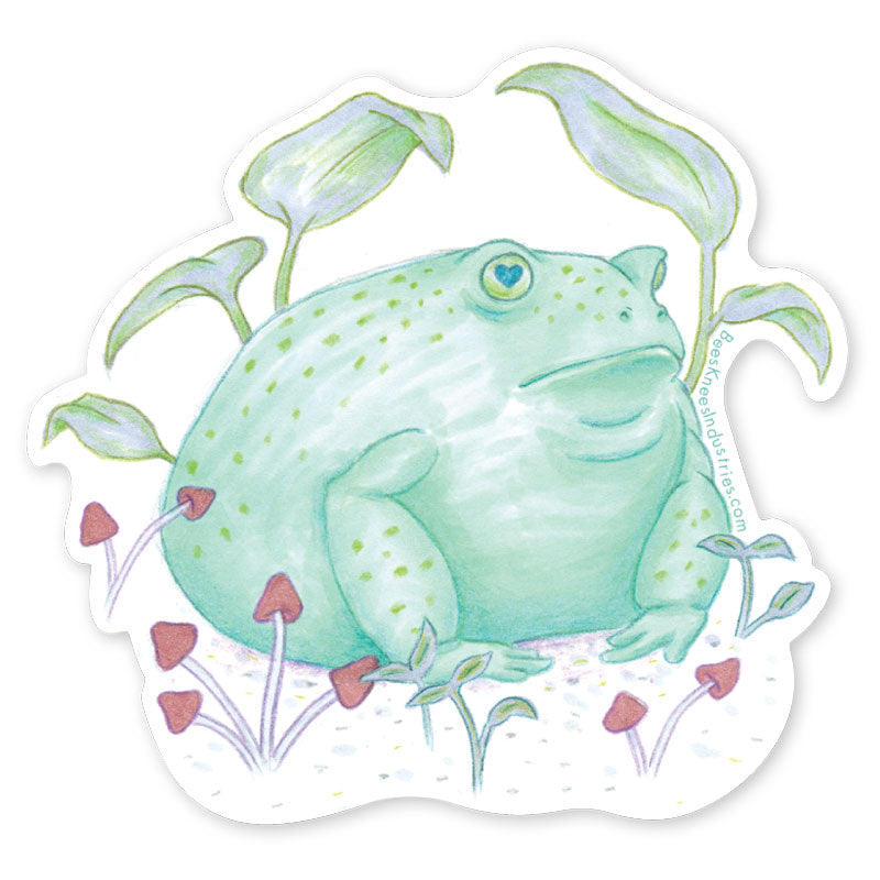 Round Toad Sticker