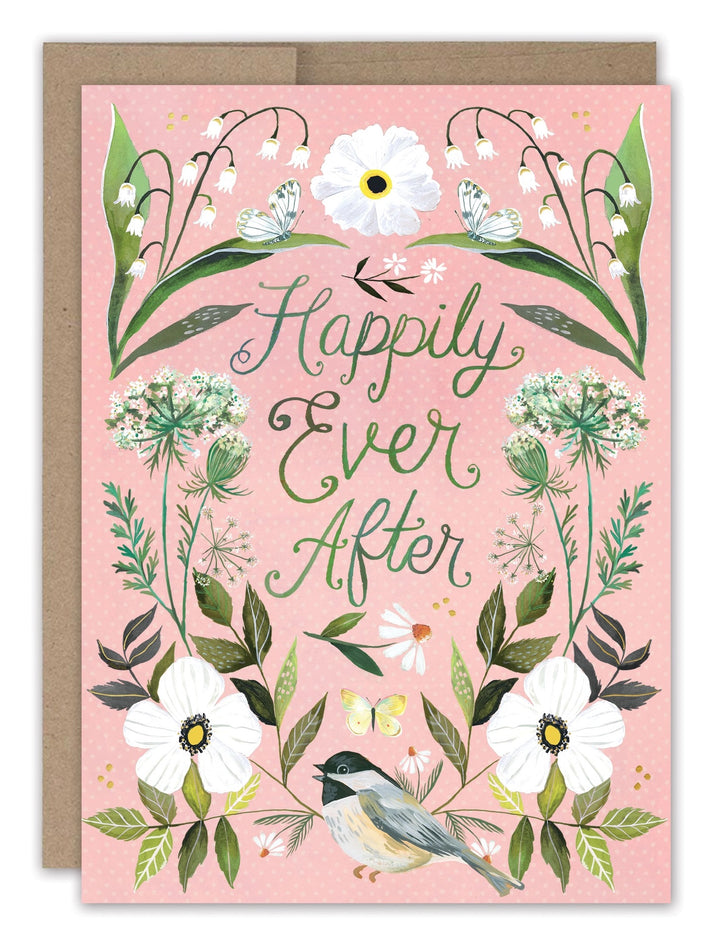 Happily Ever After Wedding Card