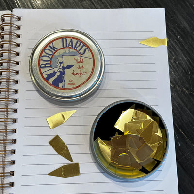 Book Darts Tin - 50 Brass