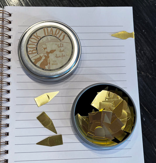 Book Darts Tin - 100 Brass