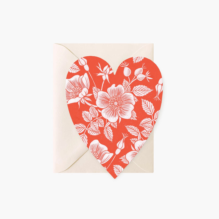 Lovely Heart Die-Cut Card