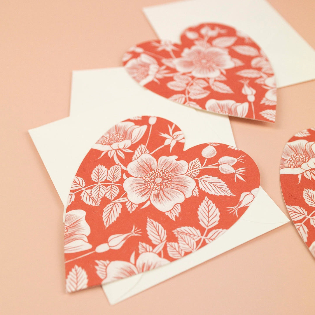 Lovely Heart Die-Cut Card