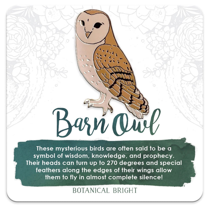 Barn Owl Pin