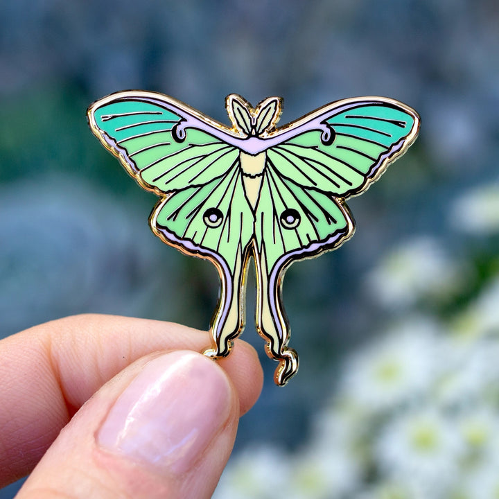 Luna Moth Pin
