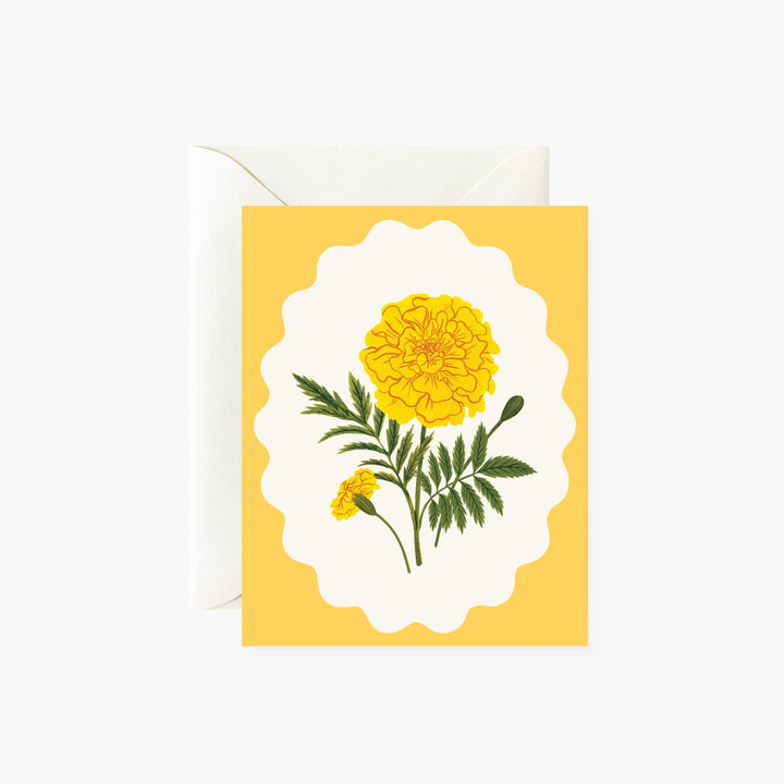 Marigold Greeting Card