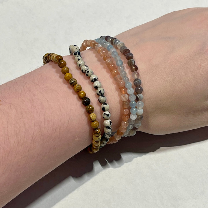 4mm Crystal Bracelets - Select your Stone