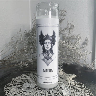 Athena Devotional Candle Sticker