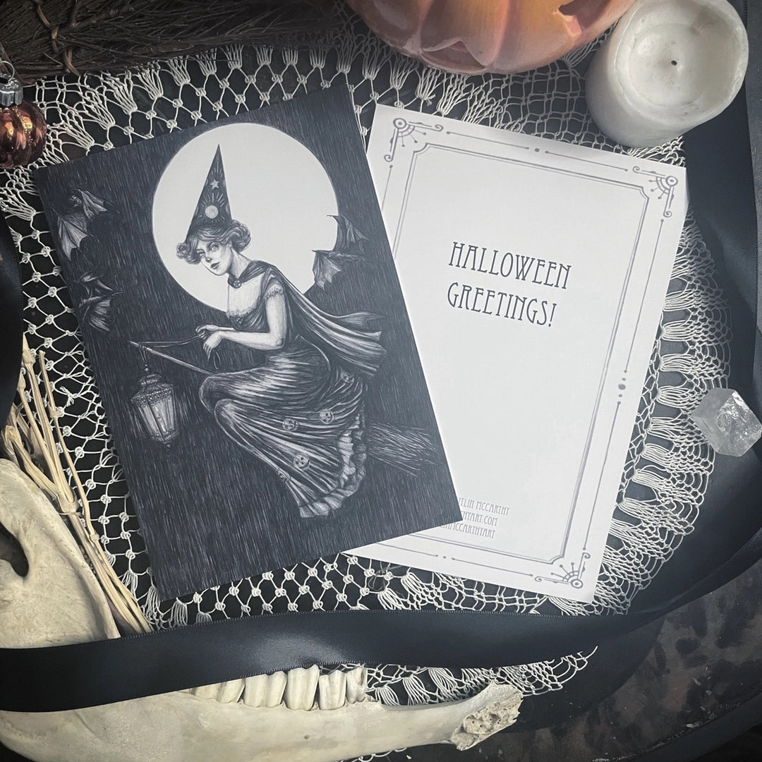 By Lantern Light Halloween Card