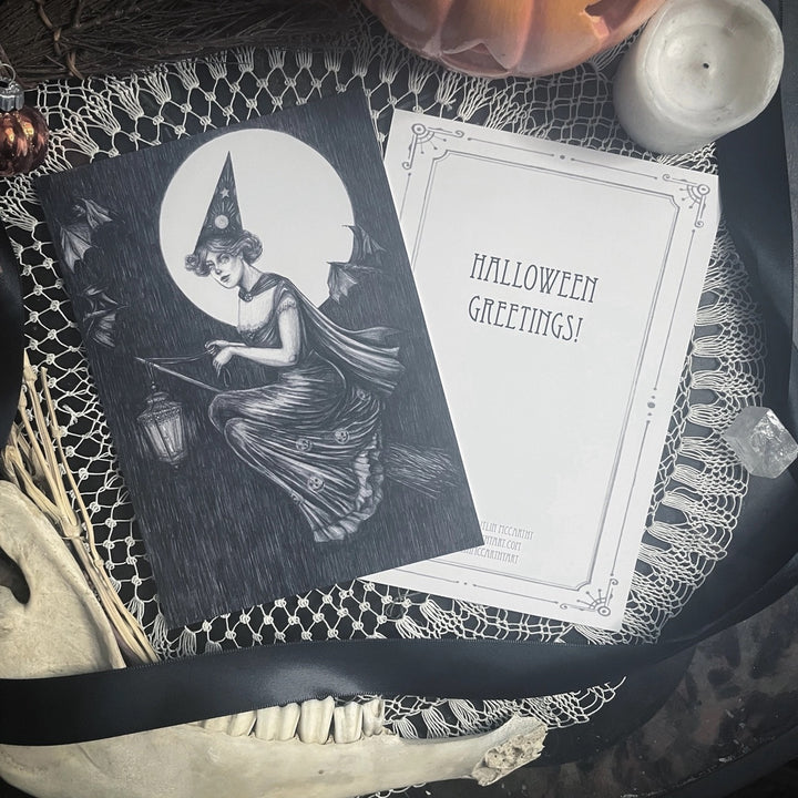 By Lantern Light Halloween Card