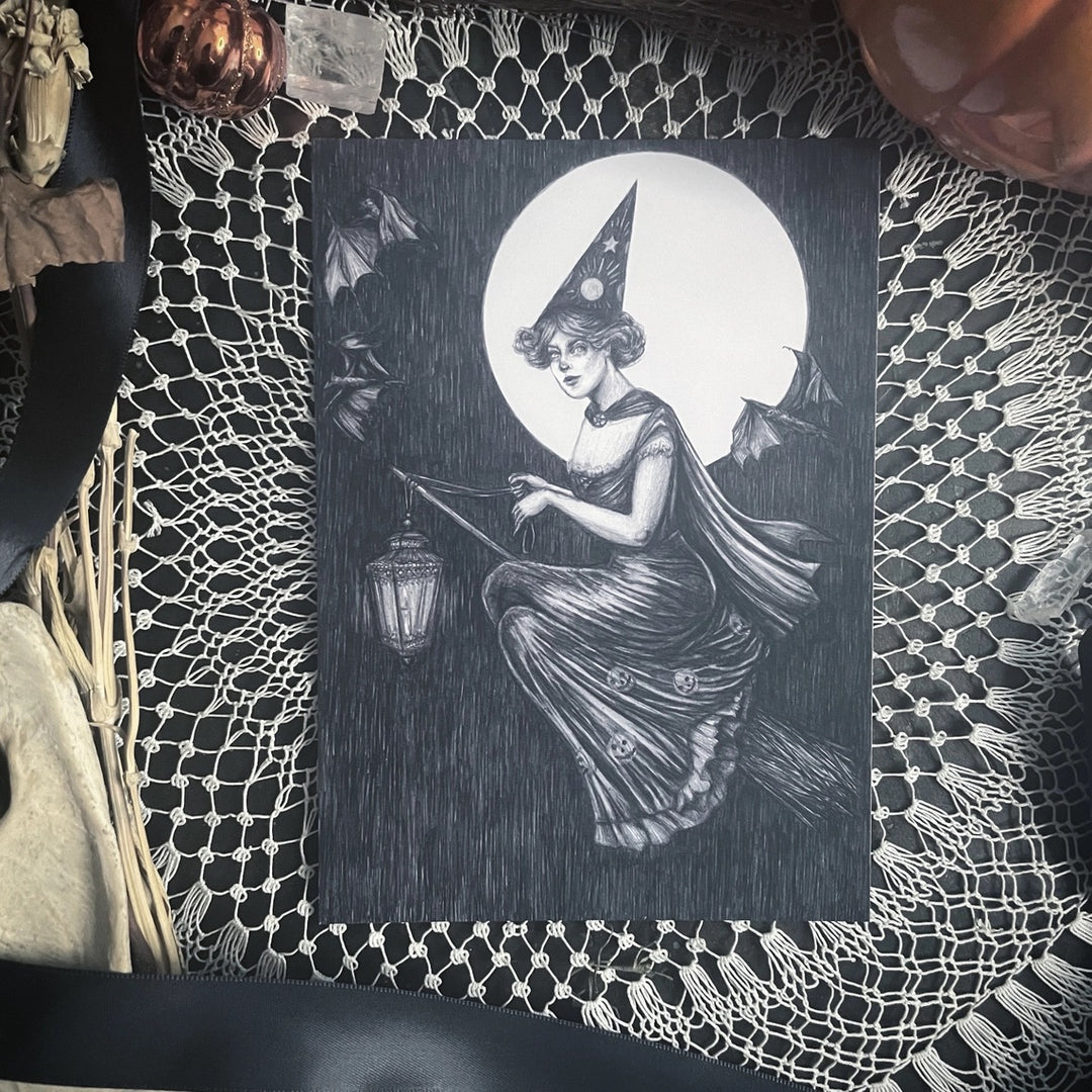 By Lantern Light Halloween Card