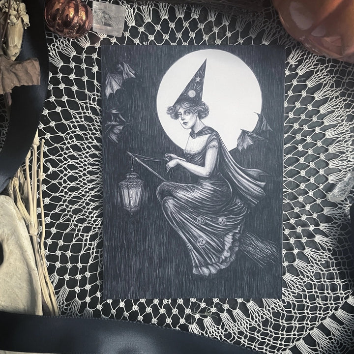 By Lantern Light Halloween Card