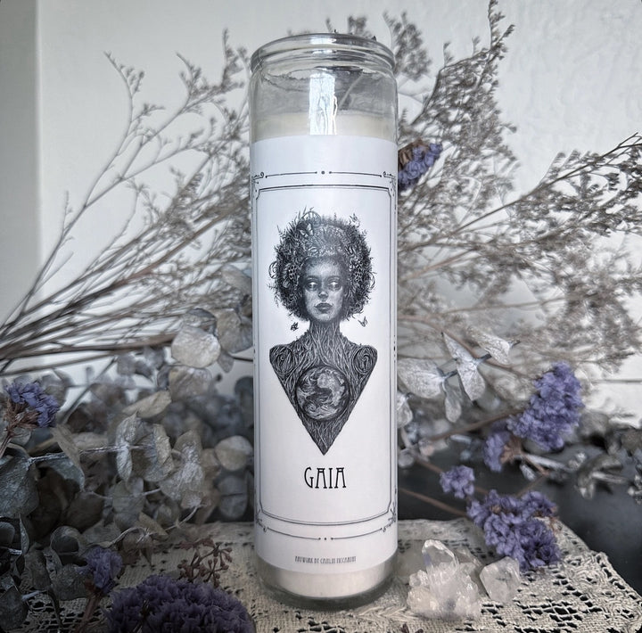 Gaia Devotional Candle Sticker