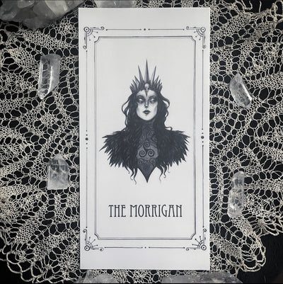 The Morrigan Devotional Candle Sticker