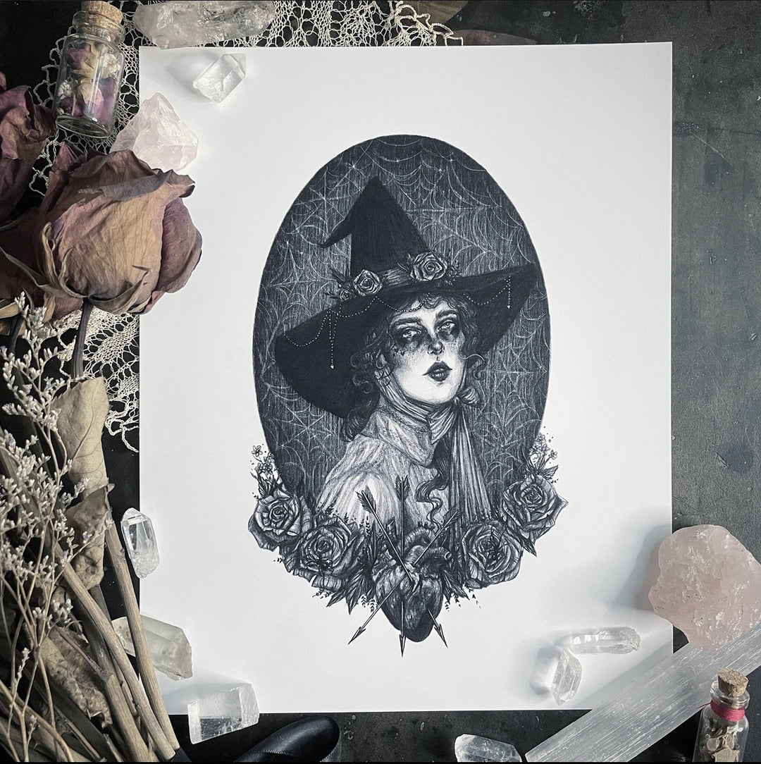 Spellbound Victorian Love Witch Print