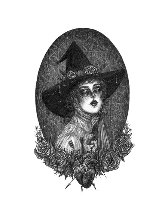 Spellbound Victorian Love Witch Print