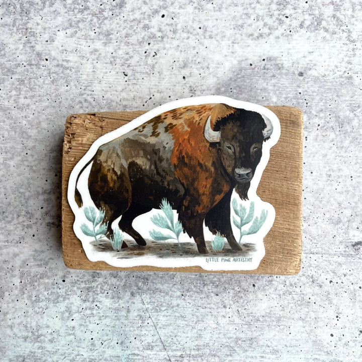 Sagebrush Bison Sticker