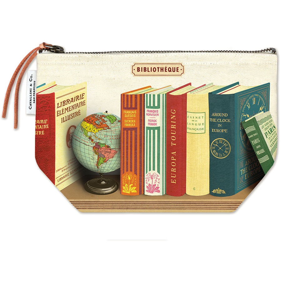 Library Books Pencil Pouch