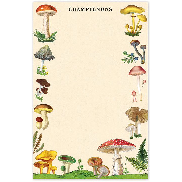 Vintage Mushrooms Notepad