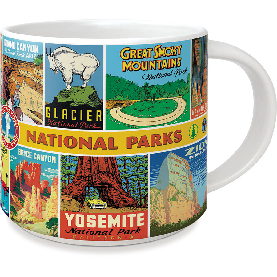 National Parks Vintage Ceramic Mug
