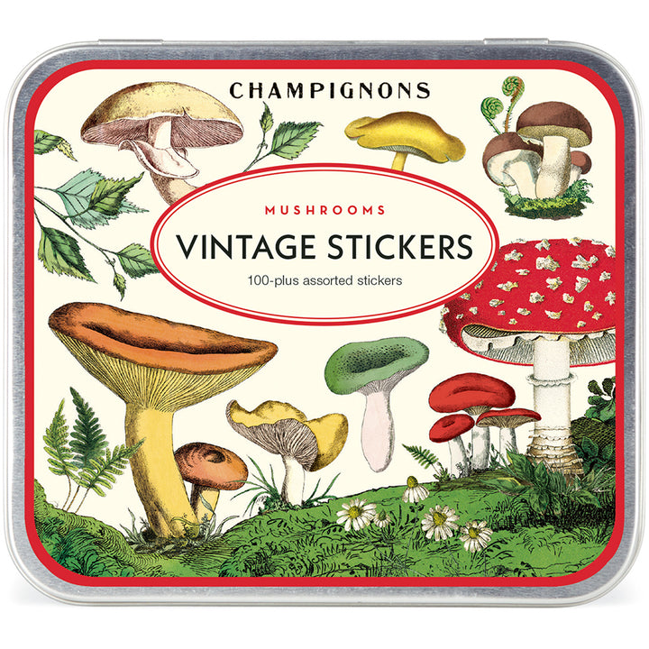 Vintage Mushrooms Sticker Collection