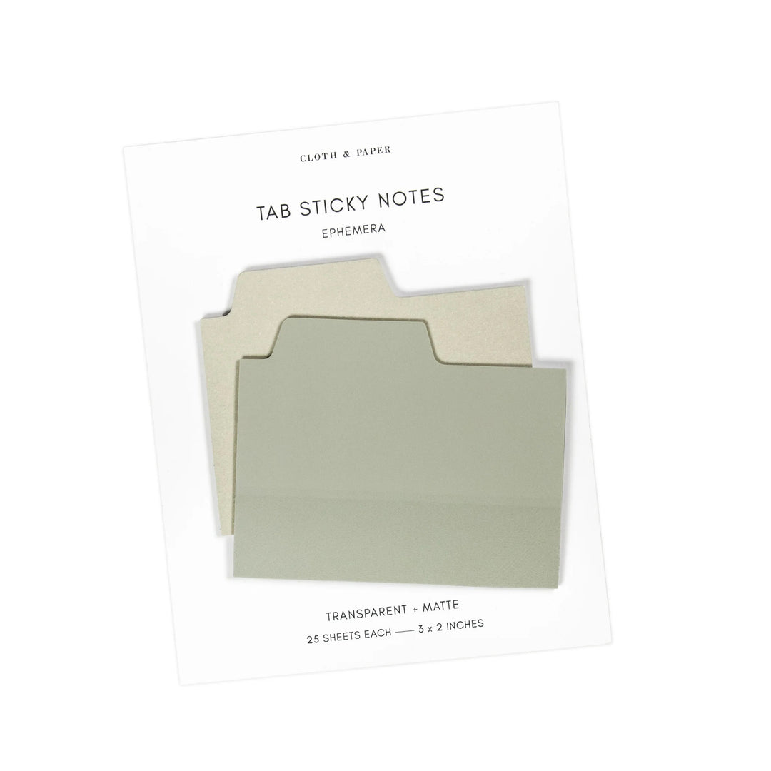 Tab Sticky Note Set - Ephemera
