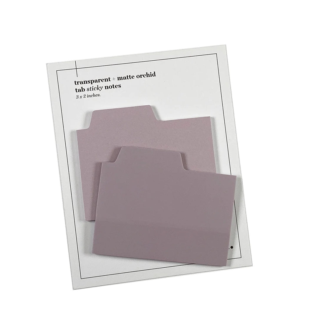 Tab Sticky Note Set - Orchid
