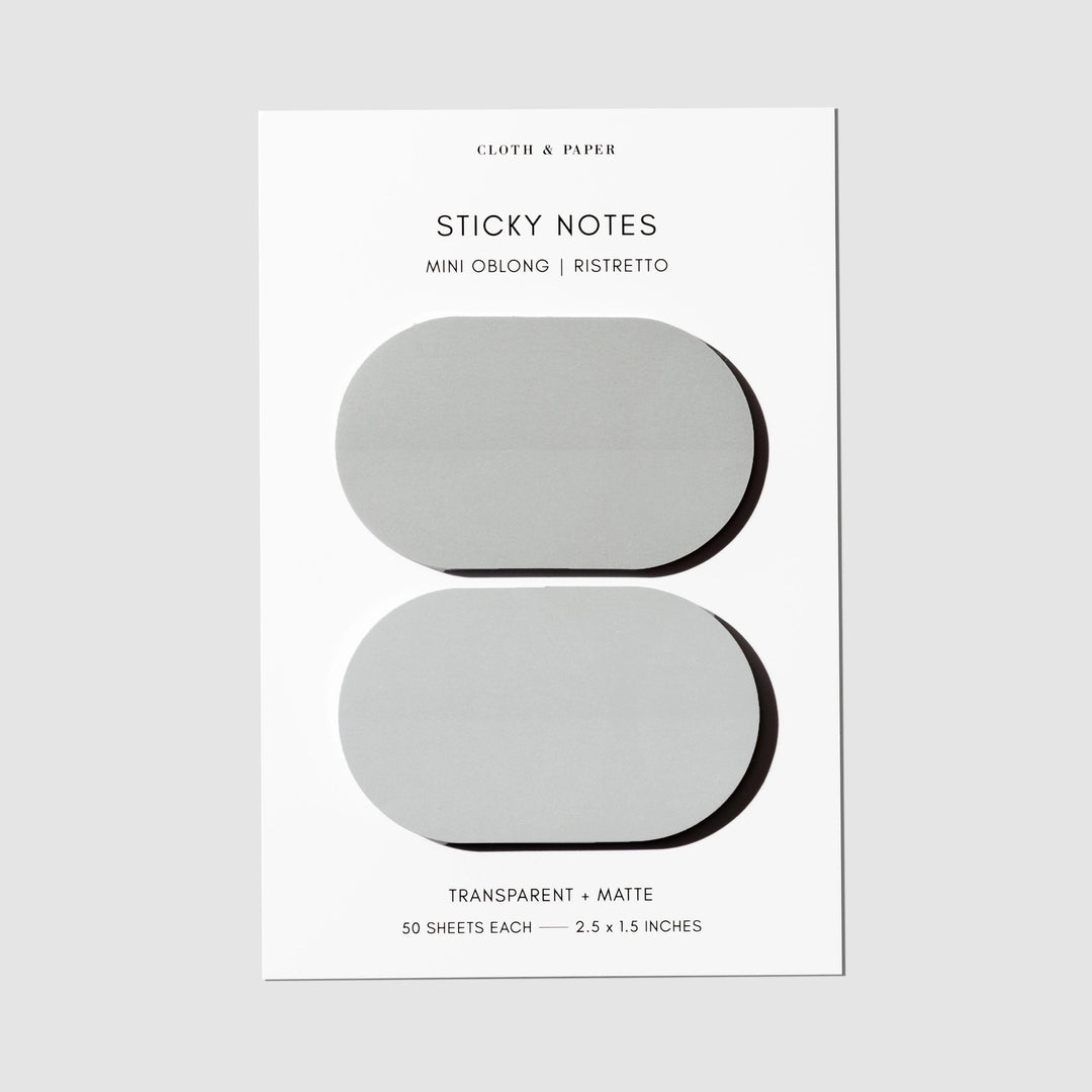 Mini Oblong Sticky Note Set