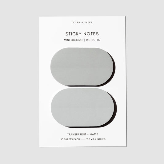 Mini Oblong Sticky Note Set