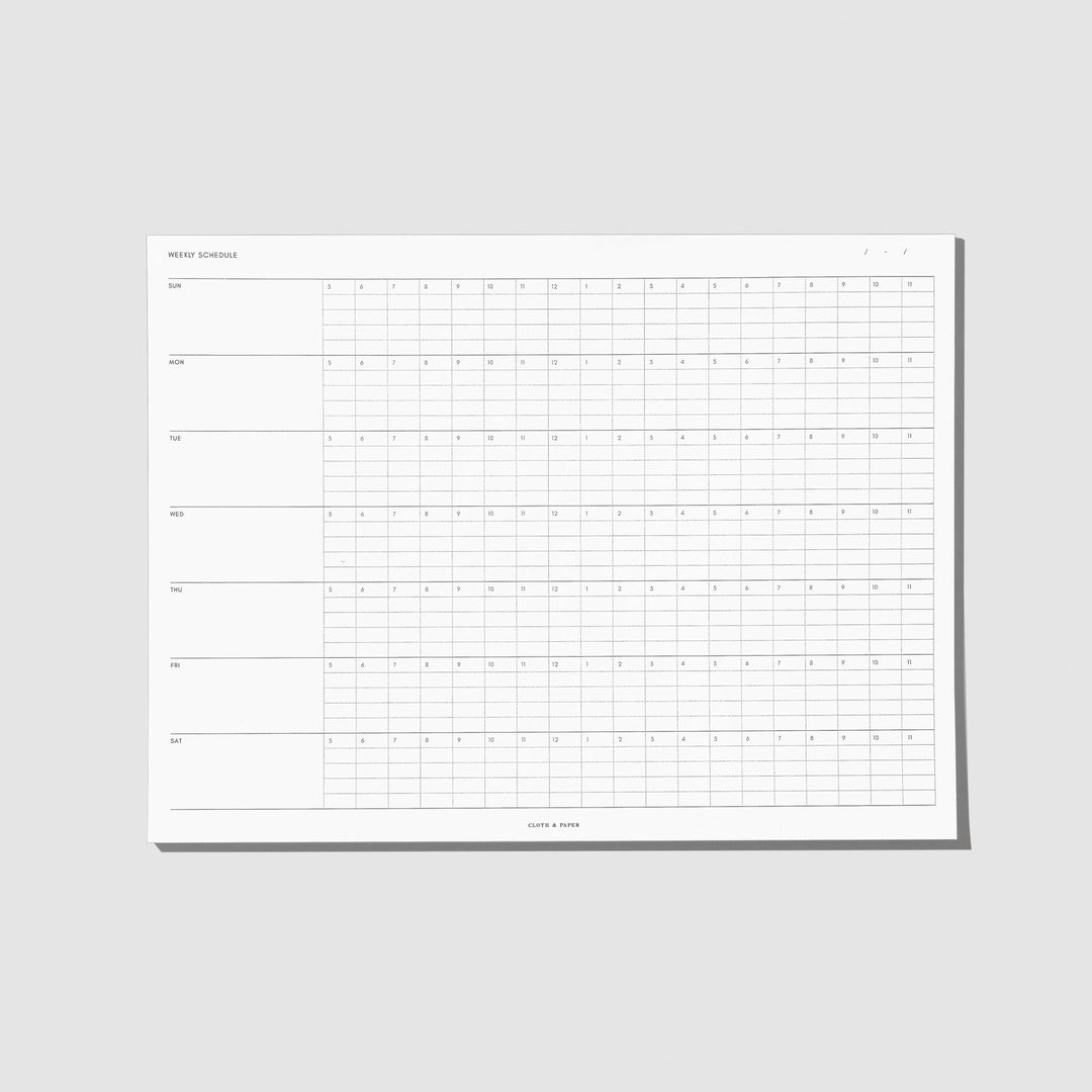 Time Block Notepad