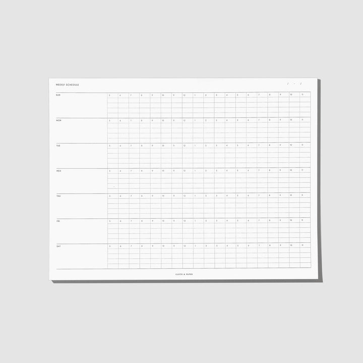 Time Block Notepad