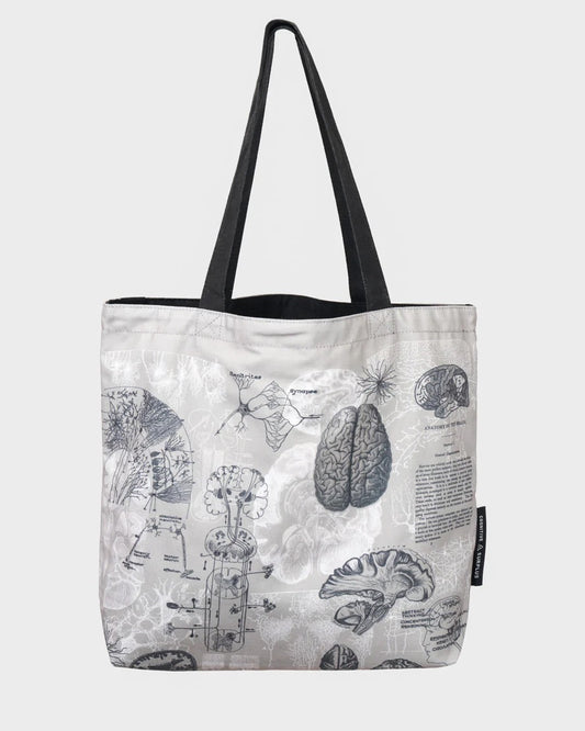 Brain Scan Reversible Canvas Tote