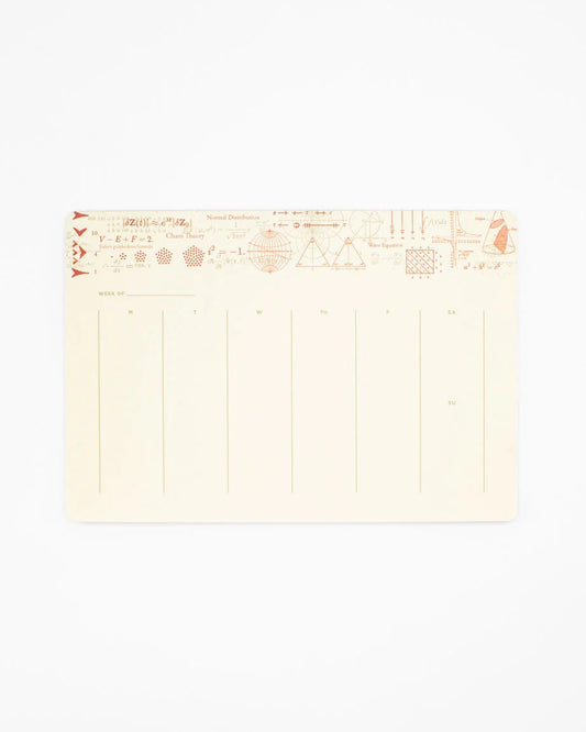 Equations that Changed the World Weekly Desk Pad