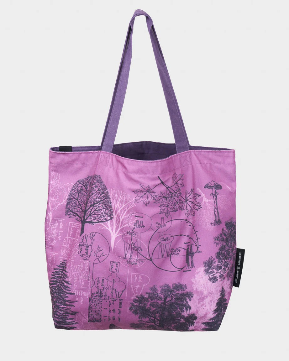 Forest At Dusk Reversible Canvas Tote