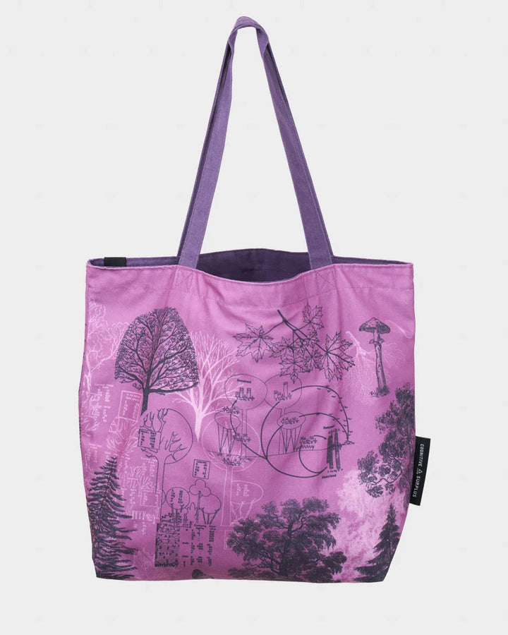 Forest At Dusk Reversible Canvas Tote
